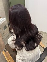 コタン(COTAN) ボルドーレッド×レイヤーカット<中路>