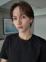 キャリアリングサロン(CAREERING SALON)&nbsp;【大家康介】センターパート×ブラウン