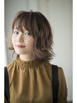 エルブロッサム 北上尾店(L-Blossom) 外ハネニュアンスがかわいい愛されとろみ系無造作ワンカール３