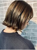 《Chloe/倉敷》　切りっぱなし×ミニボブ×外ハネ×ゆるふわ