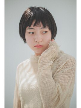 ベンジー 代々木上原店(benji) 【Agu】乾かすだけ！お手入れ簡単ミニマルボブ　代々木上原