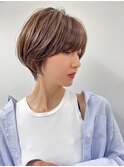 【長谷川】くびれる束感コンパクトショート