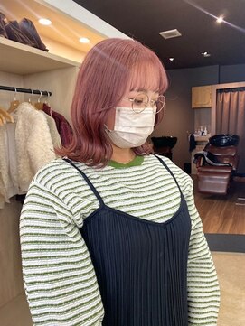 アジールヘア 赤羽駅南口店(agir hair) ピンクベージュピンクカラーイルミナカラー10代20代