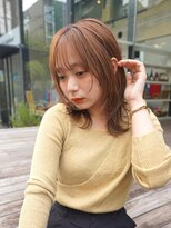 ニコ トウキョウ(nico TOKYO) ミディアムレイヤーカットボブウルフ10代20代インナーカラー