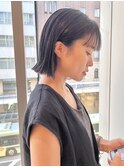 耳掛けボブ 耳掛けショート ボブヘア