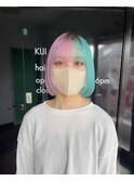 ★ホワイトピンク×ミントグリーン×ツートンカラー★