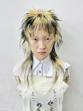 レコ 渋谷(LECO) シャギーマレット×コントラストカラー