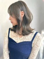 スターズ 川越店(STARS)&nbsp;韓国くびれヘア 外ハネ オリーブグレージュ 艶髪 美髪 10代20代