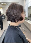 【中目黒】前下がりショートボブの楽チンパーマスタイル！