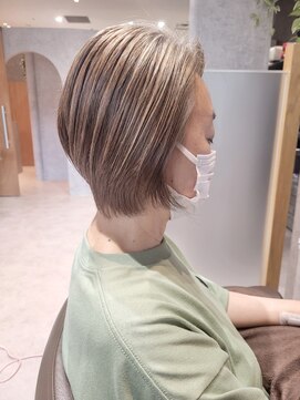 リップル(Ripple) 【海浜幕張 Ripple】大人ショート×細ハイライト