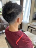 【見附　今町】フェードカット　　ツーブロ黒髪　似合わせ