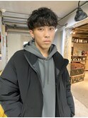 メンズマッシュ×パーマ