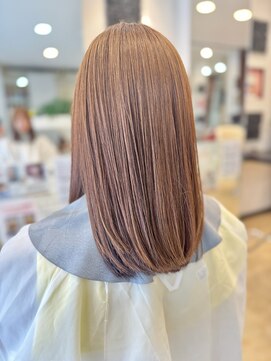 ヘアーエボリューション 【ブリーチなしダブルカラー】エドルWカラー+TR