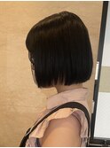 黒髪ボブ◎顔周りカット