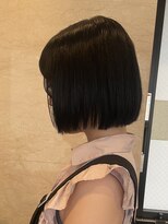 六本木美容室 西麻布店 黒髪ボブ◎顔周りカット