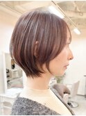 ショート/ショートボブ/丸みショートボブ/丸みショート/大宮