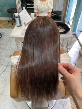 ロンド 銀座(Lond) 13★Shina/韓国美髪ワイドバングレイヤー髪質改善縮毛矯正銀座