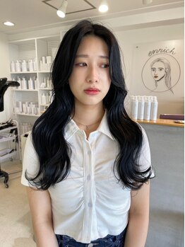 エンリッチヘア(enrich hair)の写真/ダメージが気になる方必見！髪の芯から補修しハリコシのあるうる艶髪へ☆思わず触りたくなるような質感に♪