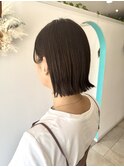 切りっぱなしボブ