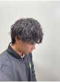 シャドウパーマ/韓国風ヘア/メンズヘア/メンズパーマ