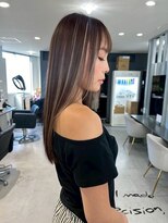 キング 心斎橋店(K!ng)&nbsp;ハイライトカラーミルクティーベージュレイヤーカット