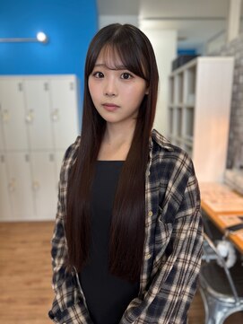 フェニーチェ オン ザ ビーチ(FENICE on the beach) ストレートスタイル#髪質改善#髪質改善カラー#前髪#韓国