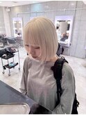 【Noe心斎橋YUTO】ブリーチ2~3回ホワイトブロンド