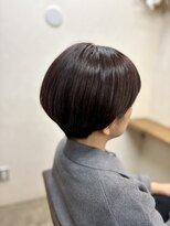 ファム 札幌大通(fam)&nbsp;透明感◎暗めカラー×大人ショートメテオ秋カラー