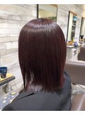 切りっぱなしボブ