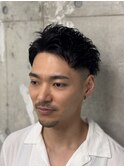 ローバースト風フェード×スパイキーショート