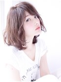 [shiomi H]　流し前髪ボブディ