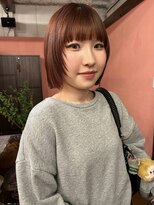 ニーム(nimes)&nbsp;hibico パーマ落としストレートボブ