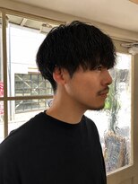 アミュレ ヘア サロン(Amule hair salon)&nbsp;メンズ波巻きパーマ濡れ感スタイリング世田谷美容院