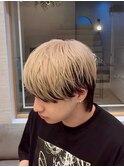 【アンブレラカラー×再現性抜群のメンズ万能マッシュウルフ】