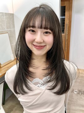 サンドシーン(sand scene) 小顔に見える◎レイヤーカット×オリーブグレージュ