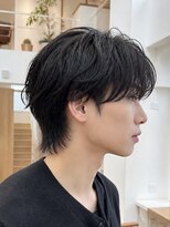 カラン エ ノエル(Calin et Noel)&nbsp;メンズウルフカットウルフレイヤー韓国風ウルフミディアム