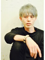 サークル(CIRCLE)&nbsp;ブルーブラック/スパイキーショート/サーフカールフェザーパーマ