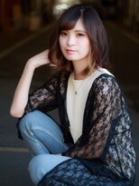 レガーミ(Legami)&nbsp;【Legami】デザインカラー斜めバング×ふわミディ