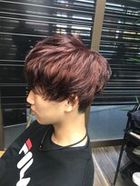 リュクレア(Luclea)&nbsp;刈り上げマッシュ×レッド