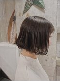 巻いても可愛い前下がりボブ♪