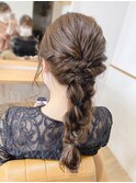 【天女目】編みおろしヘアセット