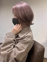 アルカナ 明治神宮前原宿(ARCANA)&nbsp;レイヤーbob レイヤーカット　ピンクベージュ  hiro
