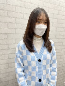 ナム(NAMU) レイヤー多め韓国ヘア