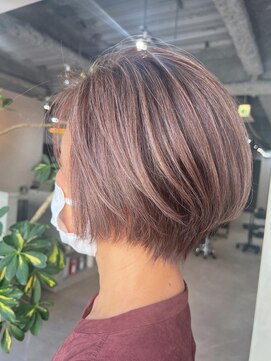 フラッグ ヘアー 天神西通り店(Flag HAIR) 白髪ぼかしハイライト