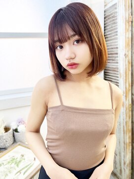 エミュー 上大岡店(emue) イメチェン/ホワイトブロンド/外ハネボブ/美髪/上大岡