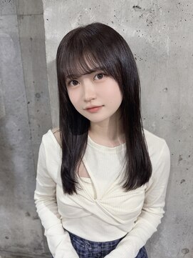 サロンドミルク 原宿(salon de MiLK) 【salon de MiLK 原宿】グレージュストレート