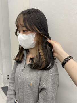 アライブ キチジョウジ(ALIVE Kichijoji) ALIVE Kichijoji /　バングカラー×ブラウンベージュ