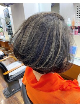 エムタニグチギンザ(M.TANIGUCHI GINZA) 【イノアカラー×ハイライト】シルバー/ブルー/ポイントカラー