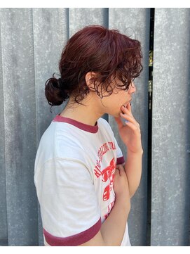 アップシーデイジー(upsy daisy) パーマ レイヤー ボブ