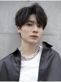 ソフトスパイラルおしゃれショートアップバング